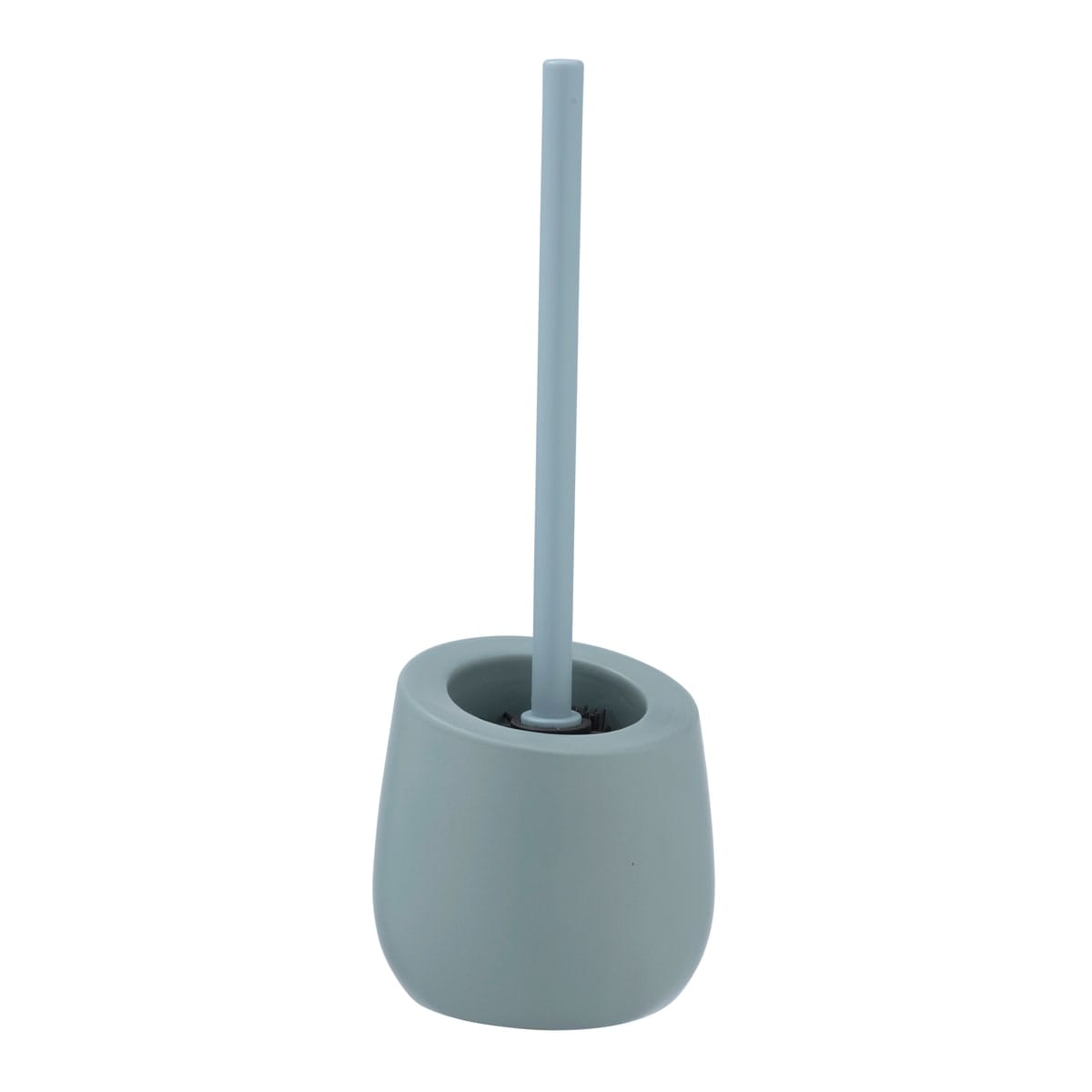 Bricocenter TOILET BRUSH HOLDER BADI SERIES CERAMIC GREY LIGHT BLUE