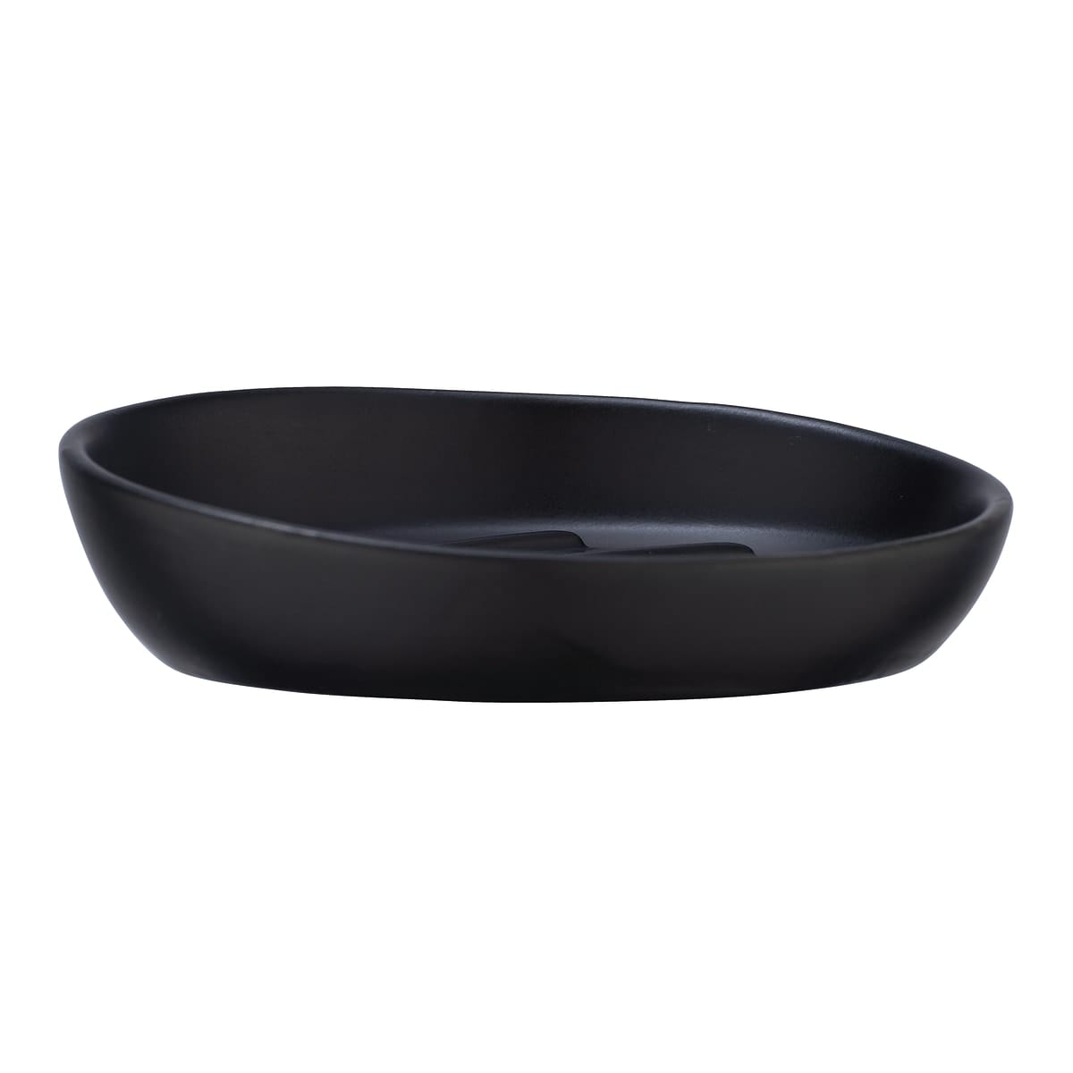 Bricocenter BADI SERIES CERAMIC COUNTERTOP SOAP DISH BLACK