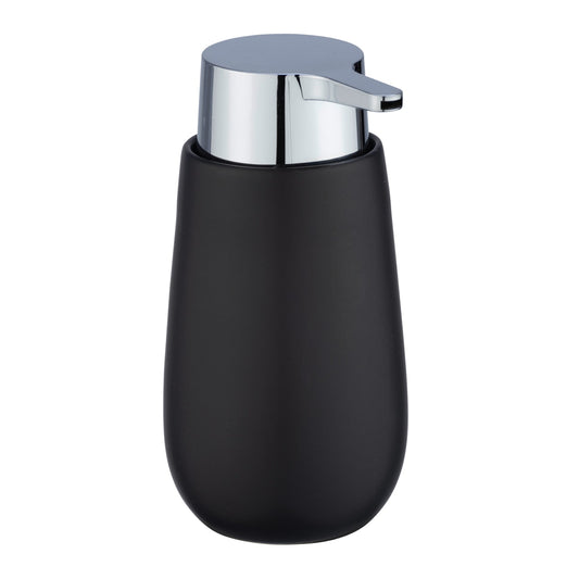 BLACK CERAMIC BADI SERIES COUNTERTOP SOAP DISPENSER