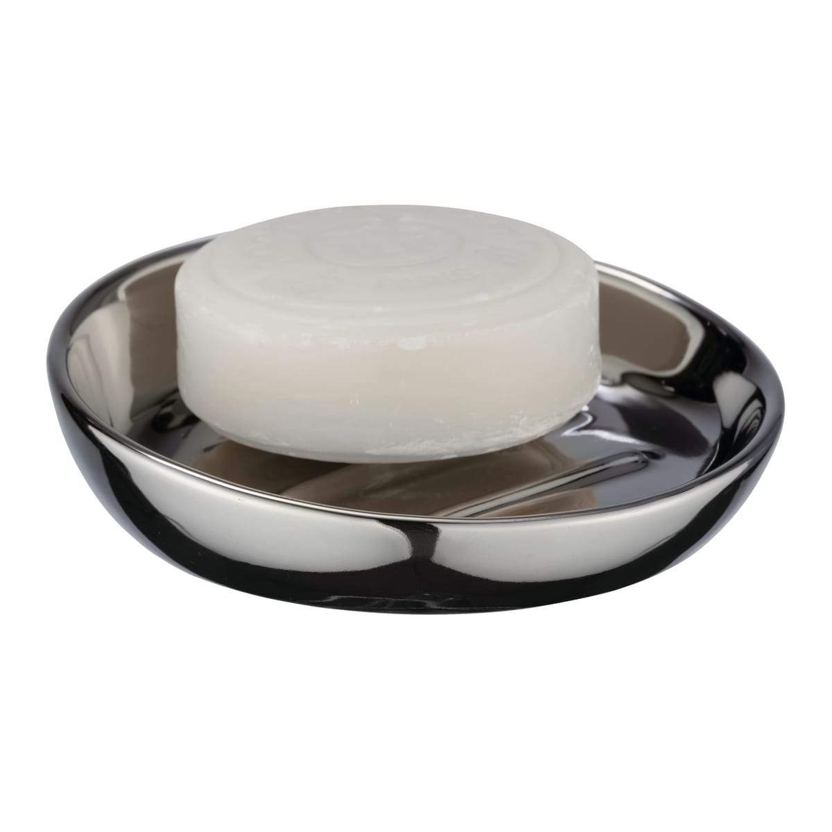 Bricocenter SOAP DISH SERIES BADI CERAMIC CHROME