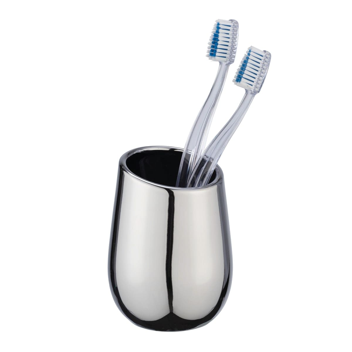 Bricocenter TOOTHBRUSH HOLDER SERIES BADI CERAMIC CHROME