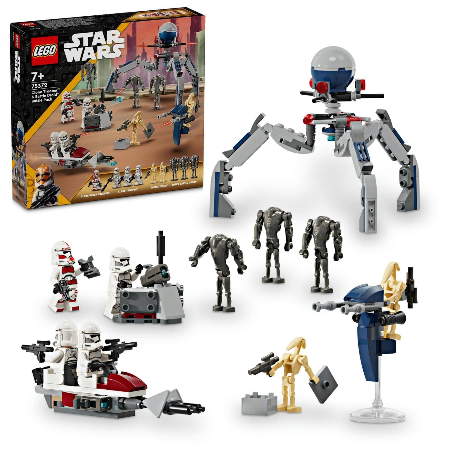 Toys Star Wars - Battle PACK Clone Trooper e Battle Droid