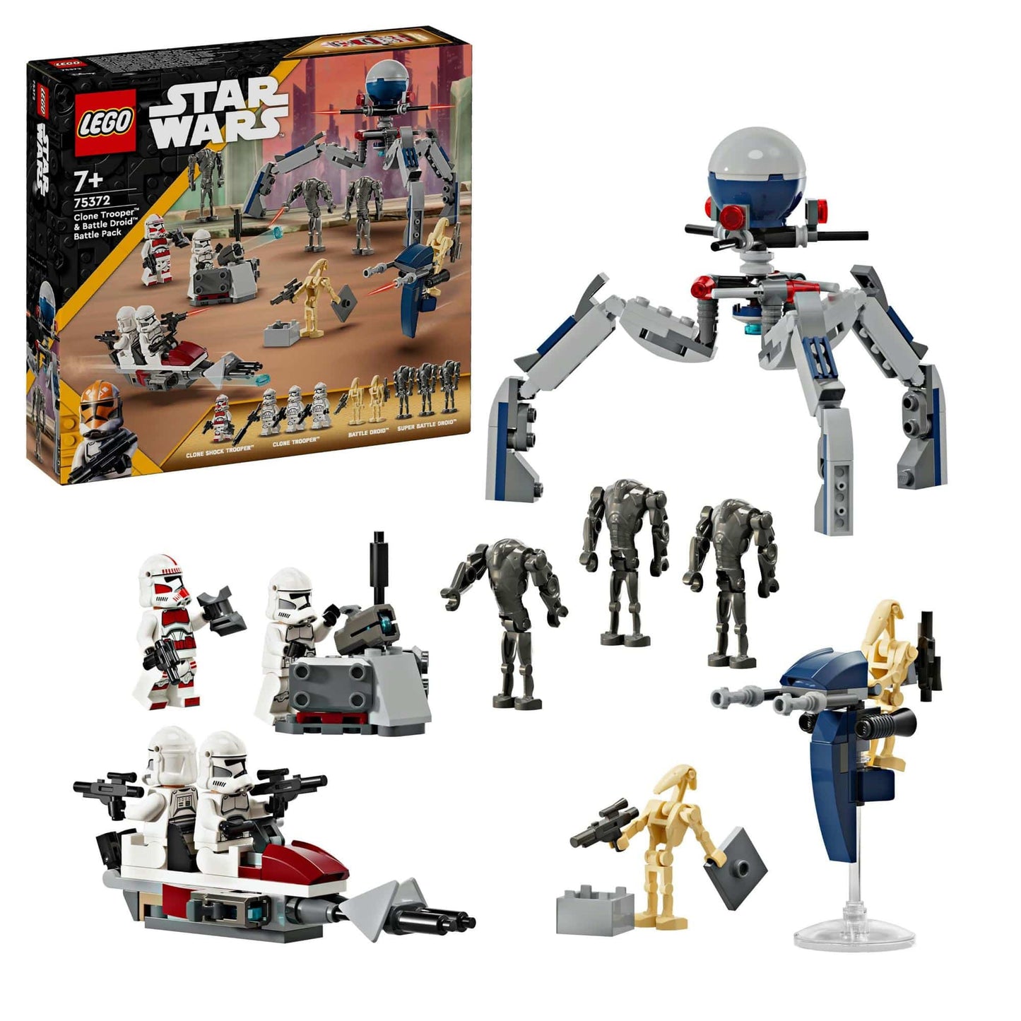 Toys Star Wars - Battle PACK Clone Trooper e Battle Droid