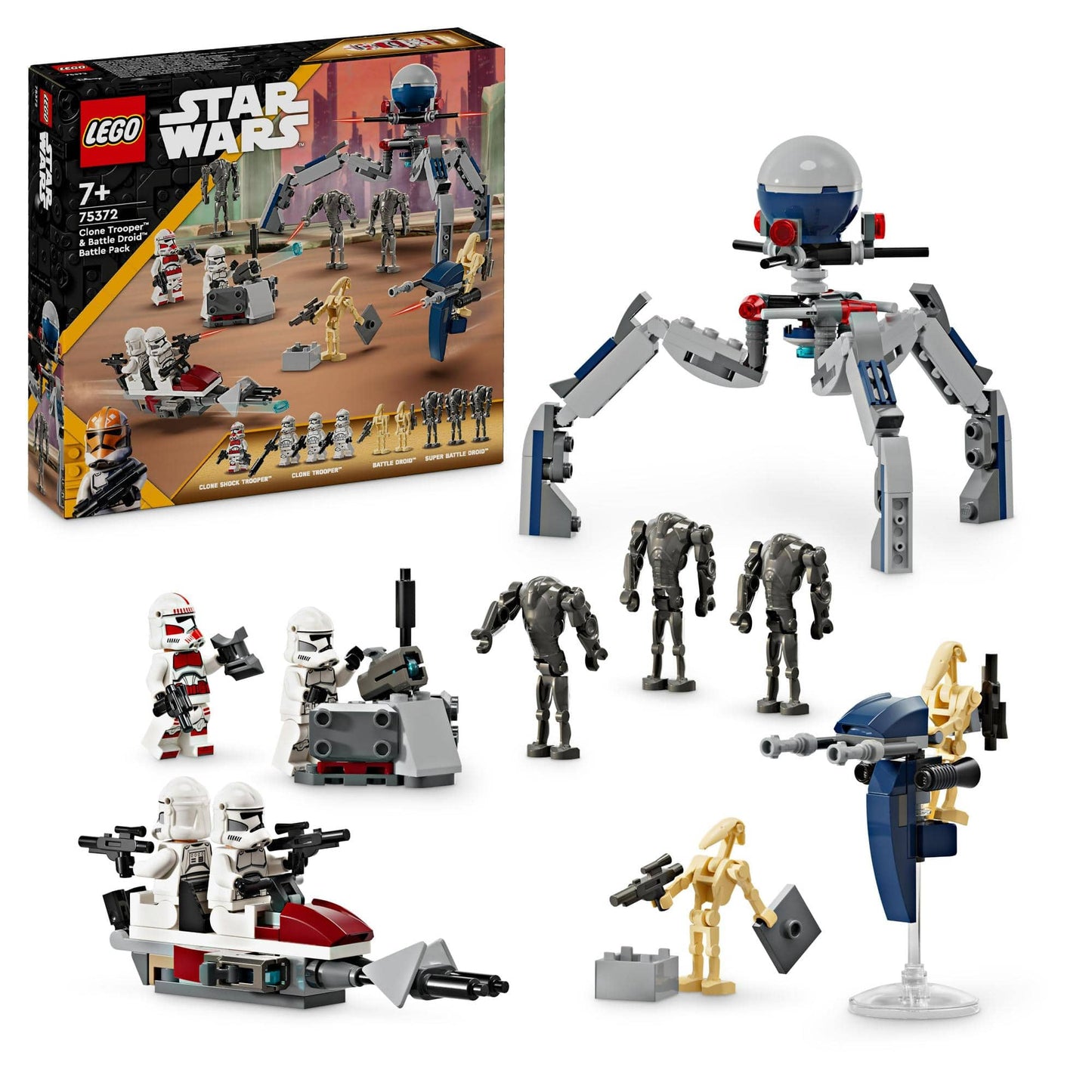 Toys Star Wars - Battle PACK Clone Trooper e Battle Droid