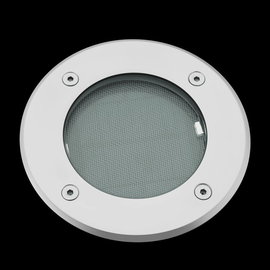 Bricocenter 2 SOLAR RECESSED SPOTLIGHTS DEMBA ALUMINUM GRAY D13 H5.6 CM LED COLD LIGHT IP67