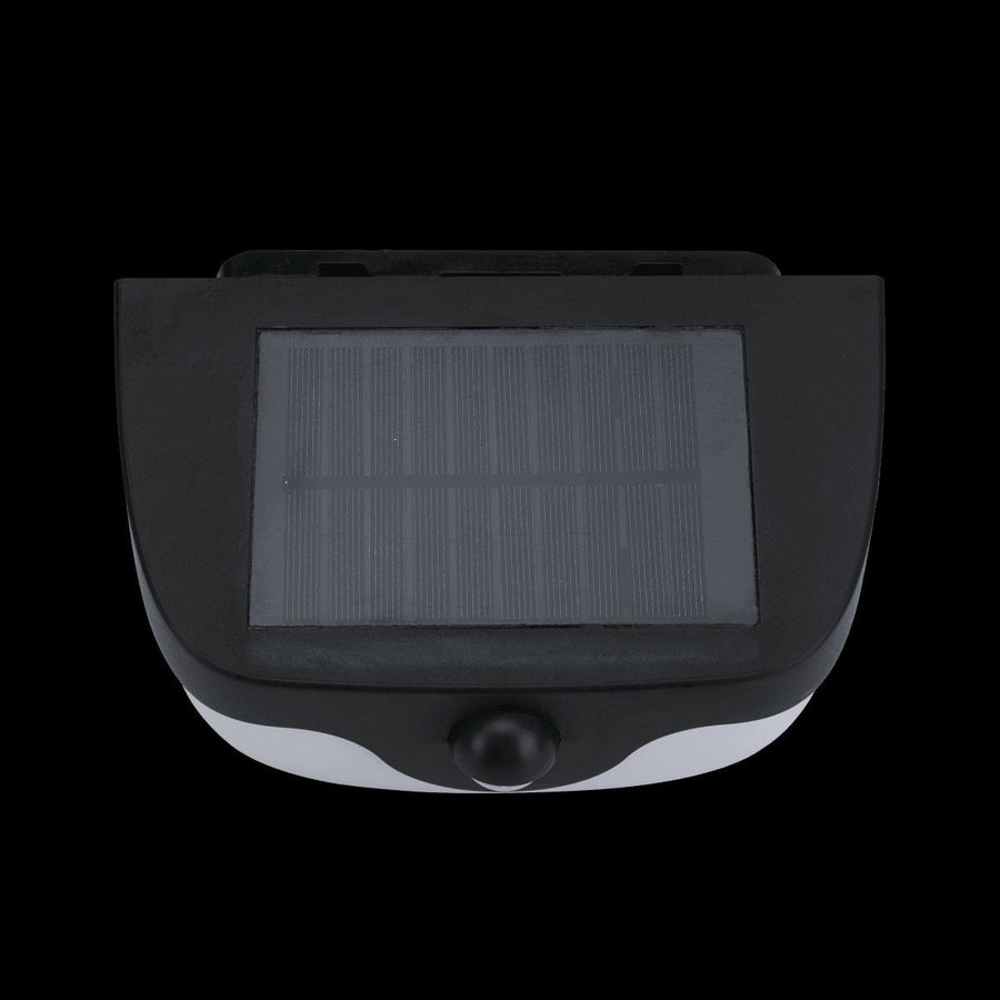 Bricocenter SOLAR WALL LIGHT PLASTIC BLACK 20X13.3X12 CM LED 4.5W NATURAL LIGHT WITH MOTION SENSOR