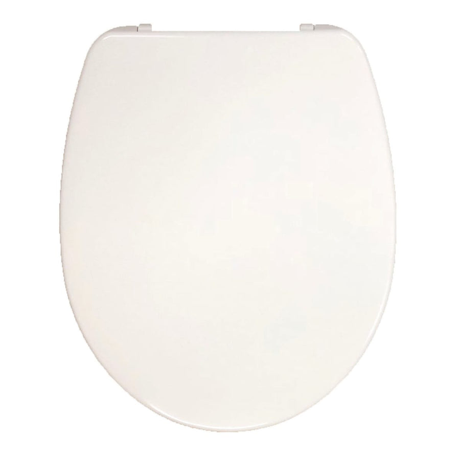 Bricocenter STANDARD WC SEAT SUPERMASSIVE SOFT CLOSE TOP RELEASE WHITE THERMOSETTING