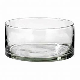 GLASS CYLINDER DIAMETER 19XH9 CM