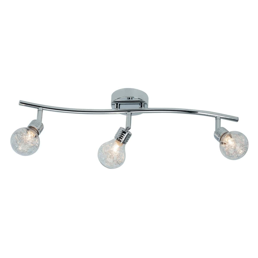 Bricocenter BULB METAL SPOTLIGHTS CHROME 3XG9=33W