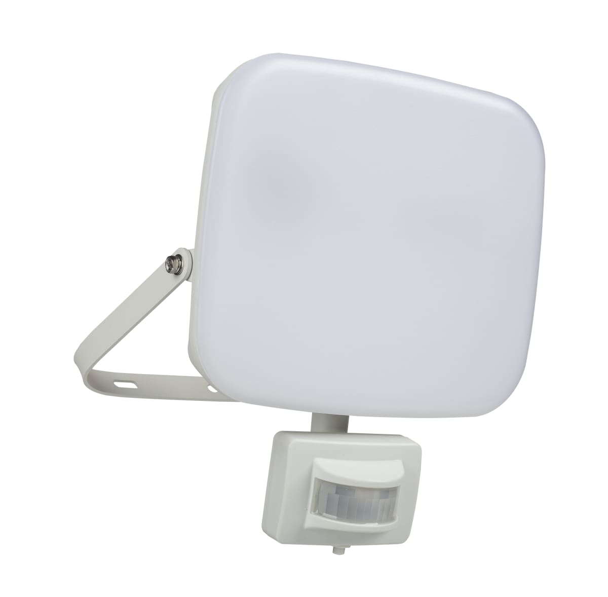 Bricocenter KANTI ALUMINUM PROJECTOR WHITE LED 50W IP44 WITH MOTION SENSOR