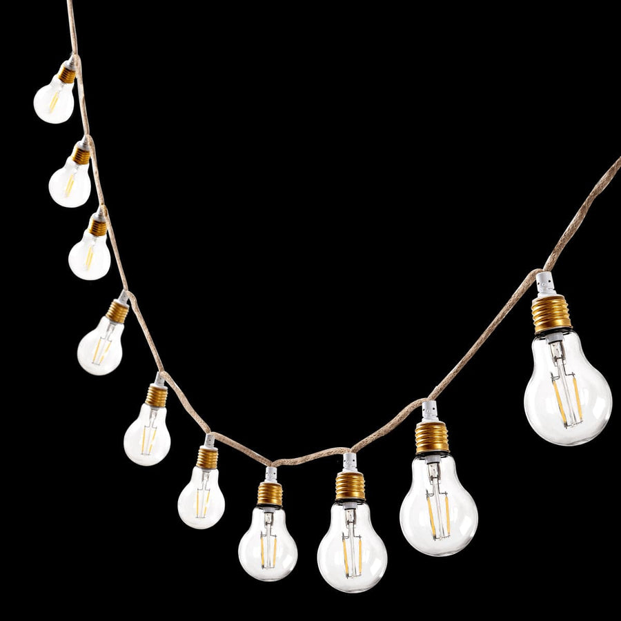 Bricocenter MINTA LIGHT GARLAND 5MT NATURAL ROPE LED 6W WARM LIGHT IP44 WITH REMOTE CONTROL