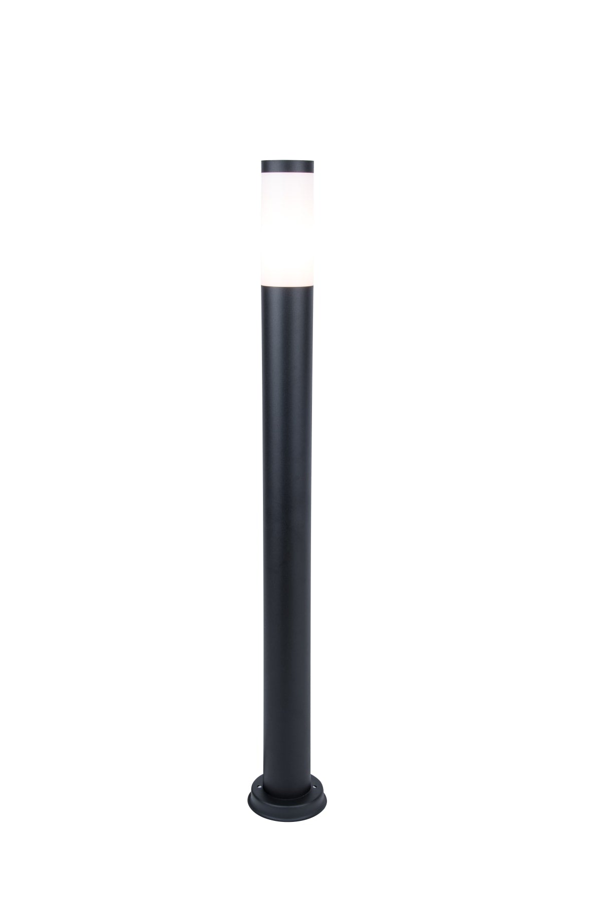 BLACK PLASTIC TRAVIS STREETLIGHT 100CM E27=40W IP44