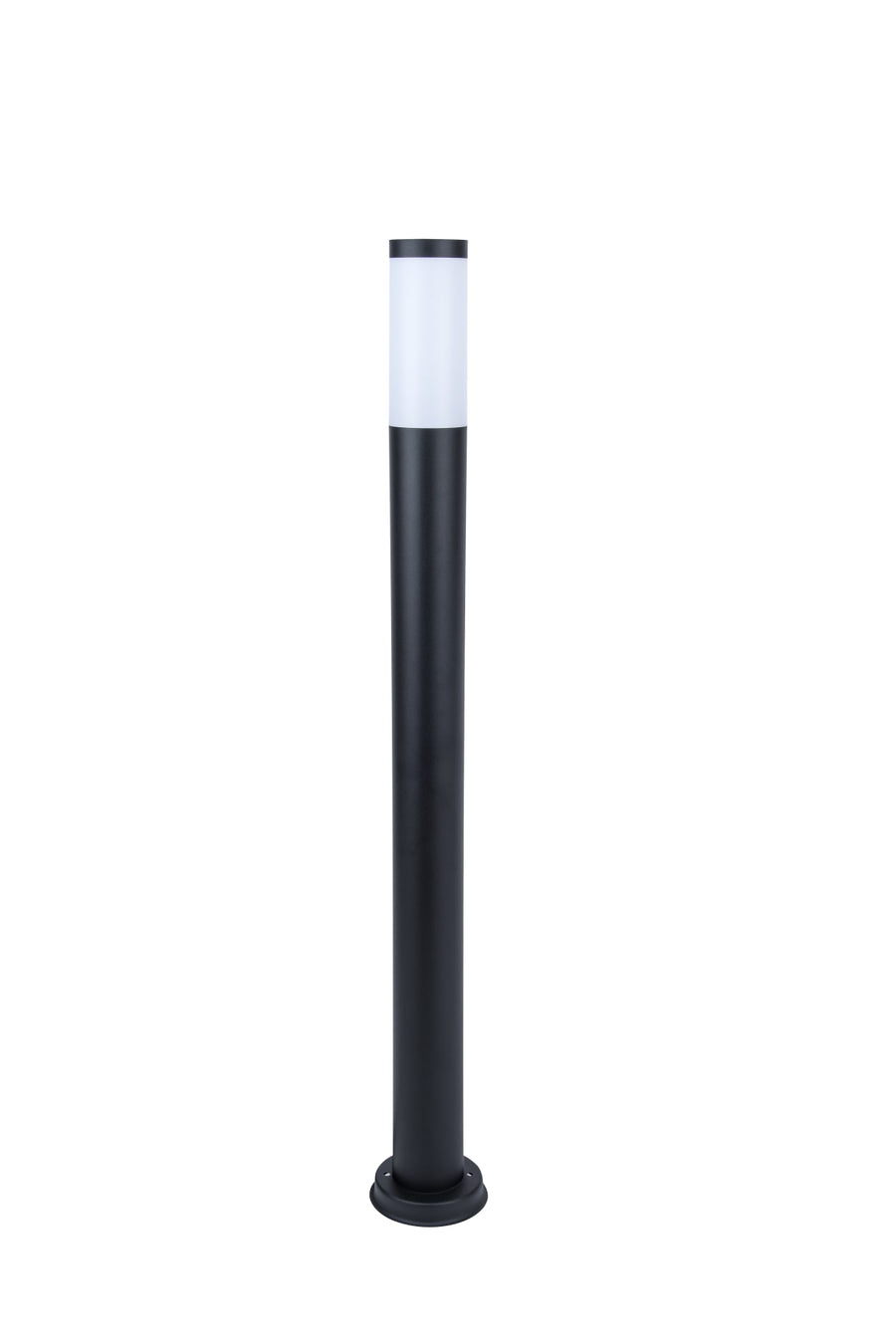 BLACK PLASTIC TRAVIS STREETLIGHT 100CM E27=40W IP44