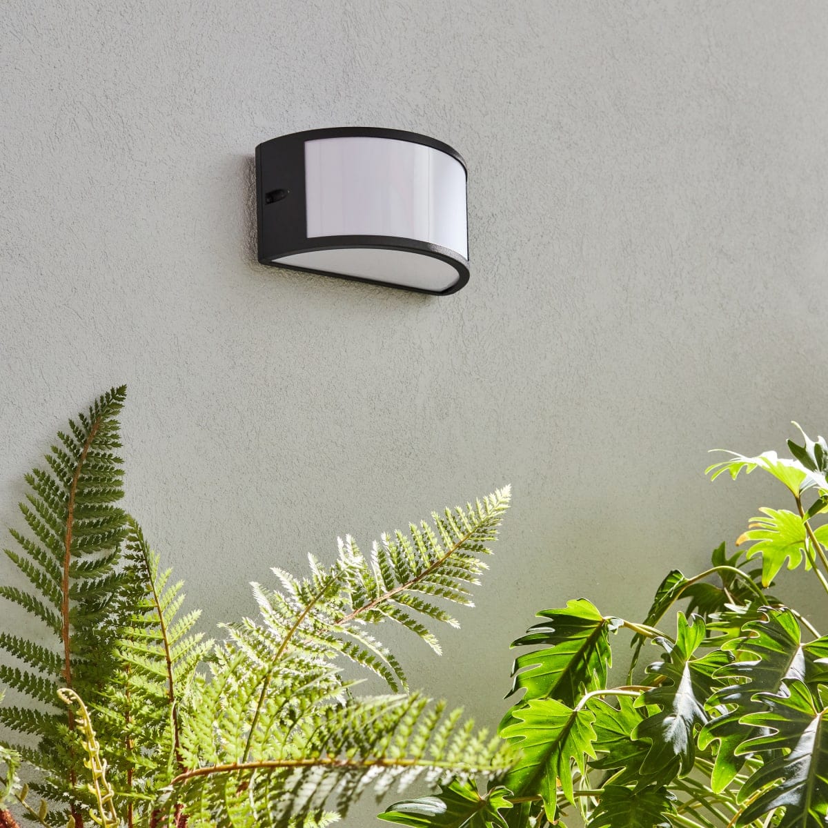 Bricocenter SILVIA WALL LIGHT ALUMINIUM BLACK 13.2X24.9X11.8 CM E27=60W IP44