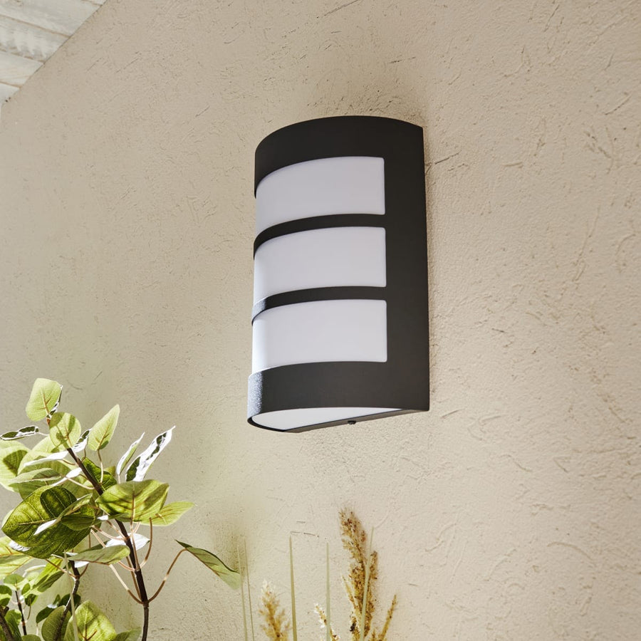 Bricocenter APPLIQUE MONTREAL ALLUMINIO GRIGIO 16X22X9.5 CM E27=40W IP44