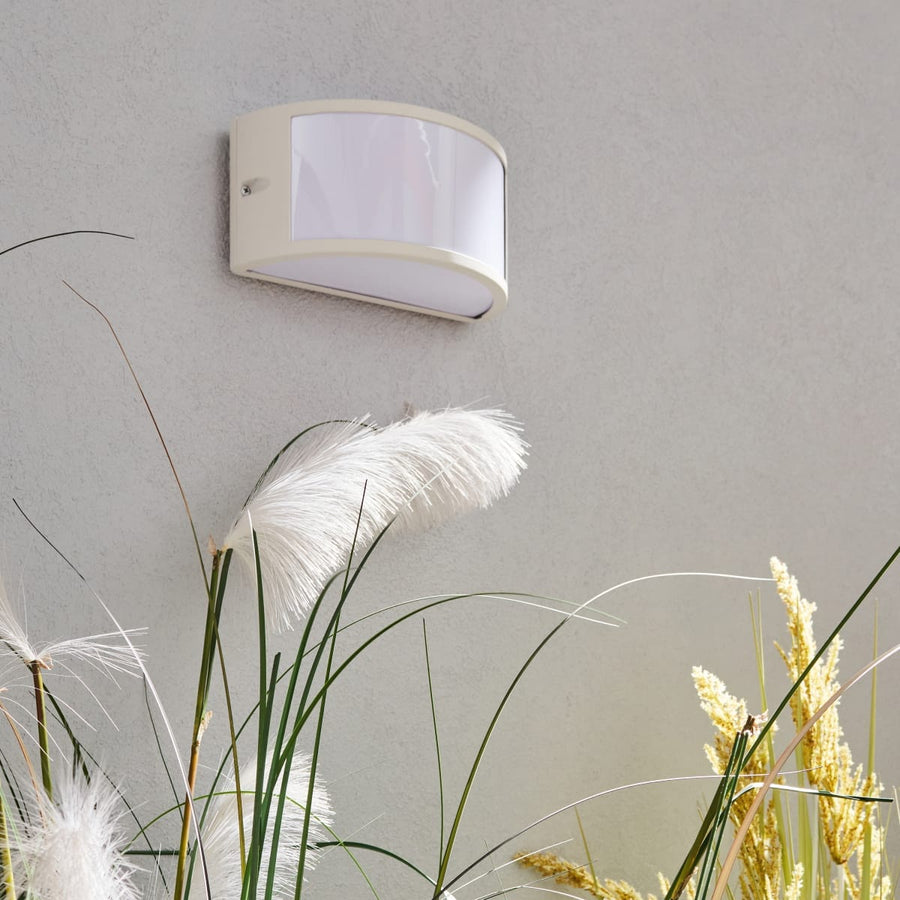 Bricocenter SILVIA WHITE ALUMINIUM WALL LIGHT 13.2X24.9X11.8 CM E27=60W IP44