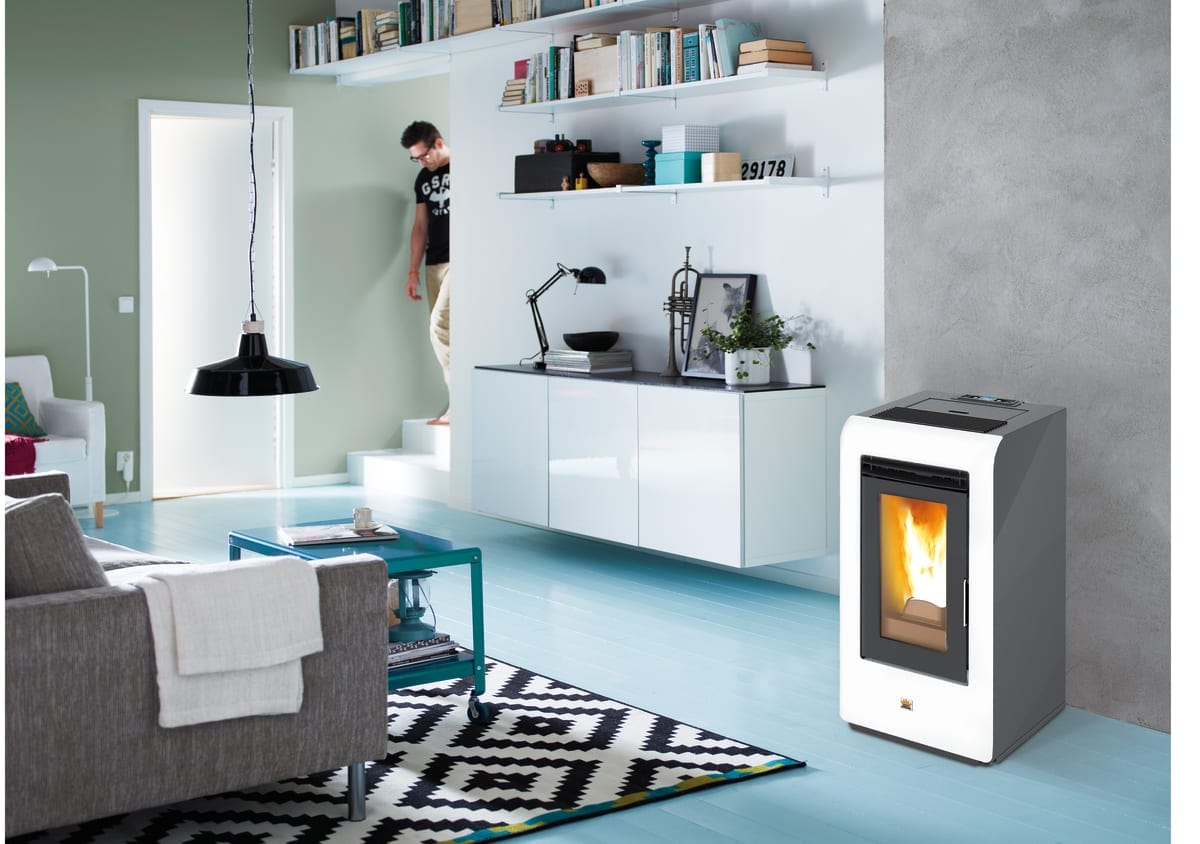 Bricocenter STUFA PELLET CHARLOTTE MOD.10 BIANCO KRONE