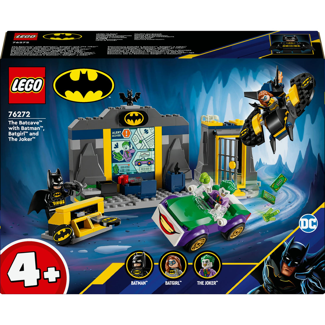 Super Heroes - Batcaverna con Batman, Batgirl e The Joker