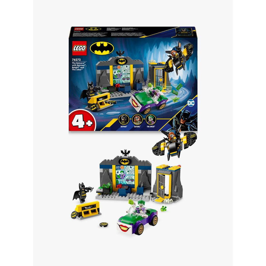 Super Heroes - Batcaverna con Batman, Batgirl e The Joker