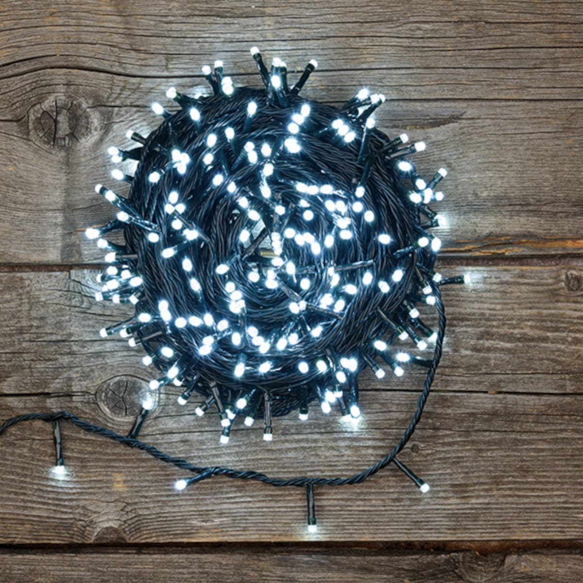 Bricocenter 300 led light chain cold light 12.5m