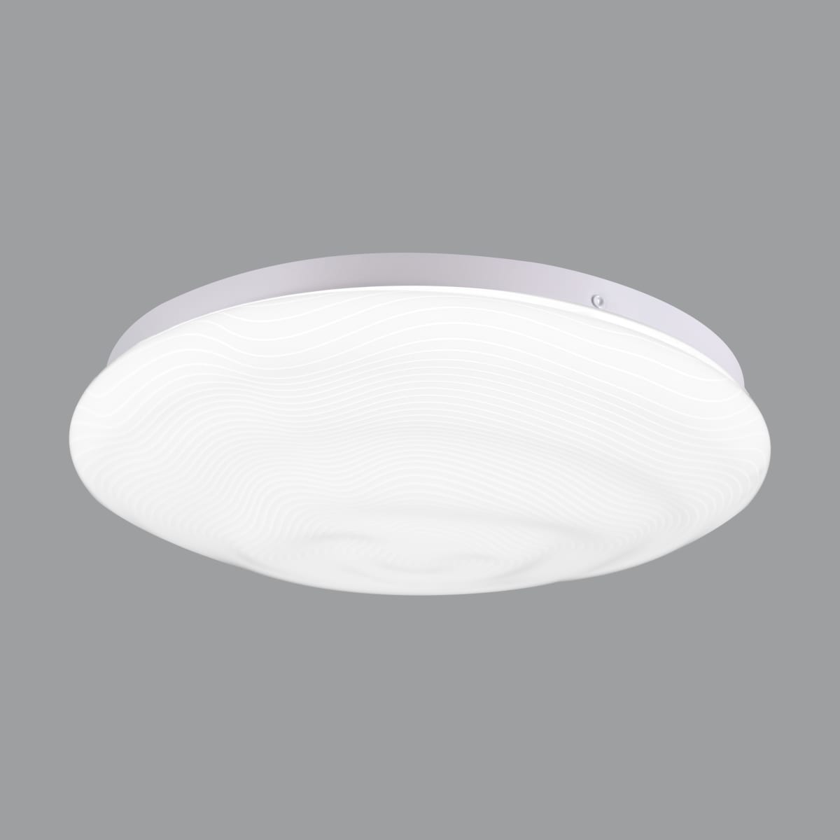 CEILING LIGHT FLOW METAL WHITE D30 CM LED 24W CCT DIMMABLE IP44