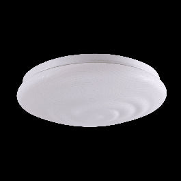 CEILING LIGHT FLOW METAL WHITE D30 CM LED 24W CCT DIMMABLE IP44