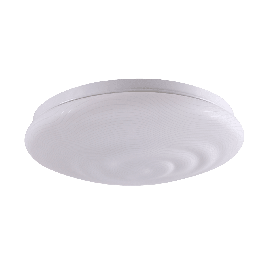 CEILING LIGHT FLOW METAL WHITE D30 CM LED 24W CCT DIMMABLE IP44