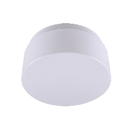 WHITE PLASTIC BATHROOM CEILING LIGHT 25 CM 2xE27=12W IP44