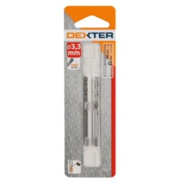 DEXTER METAL DRILL BIT DIAM 3.3MM. LUN