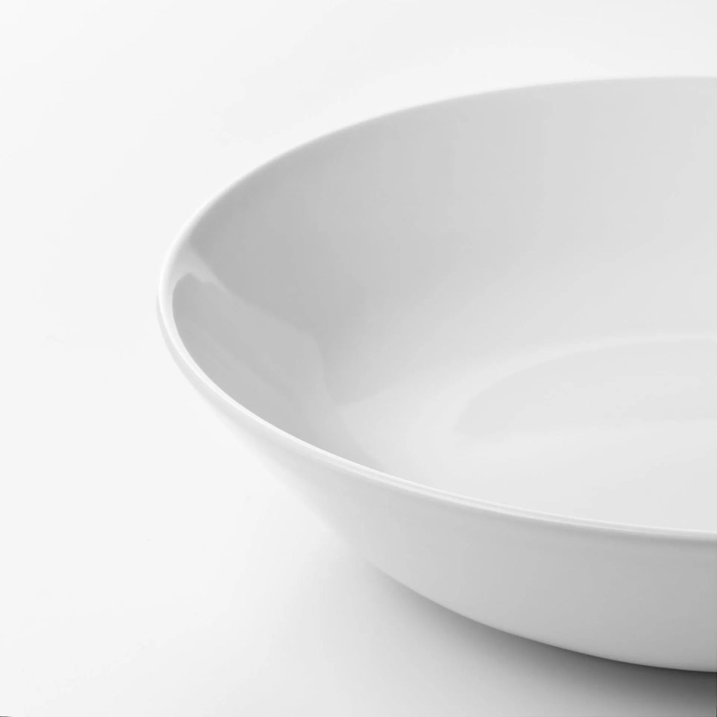 FLITIGHET Deep plate - white 22 cm