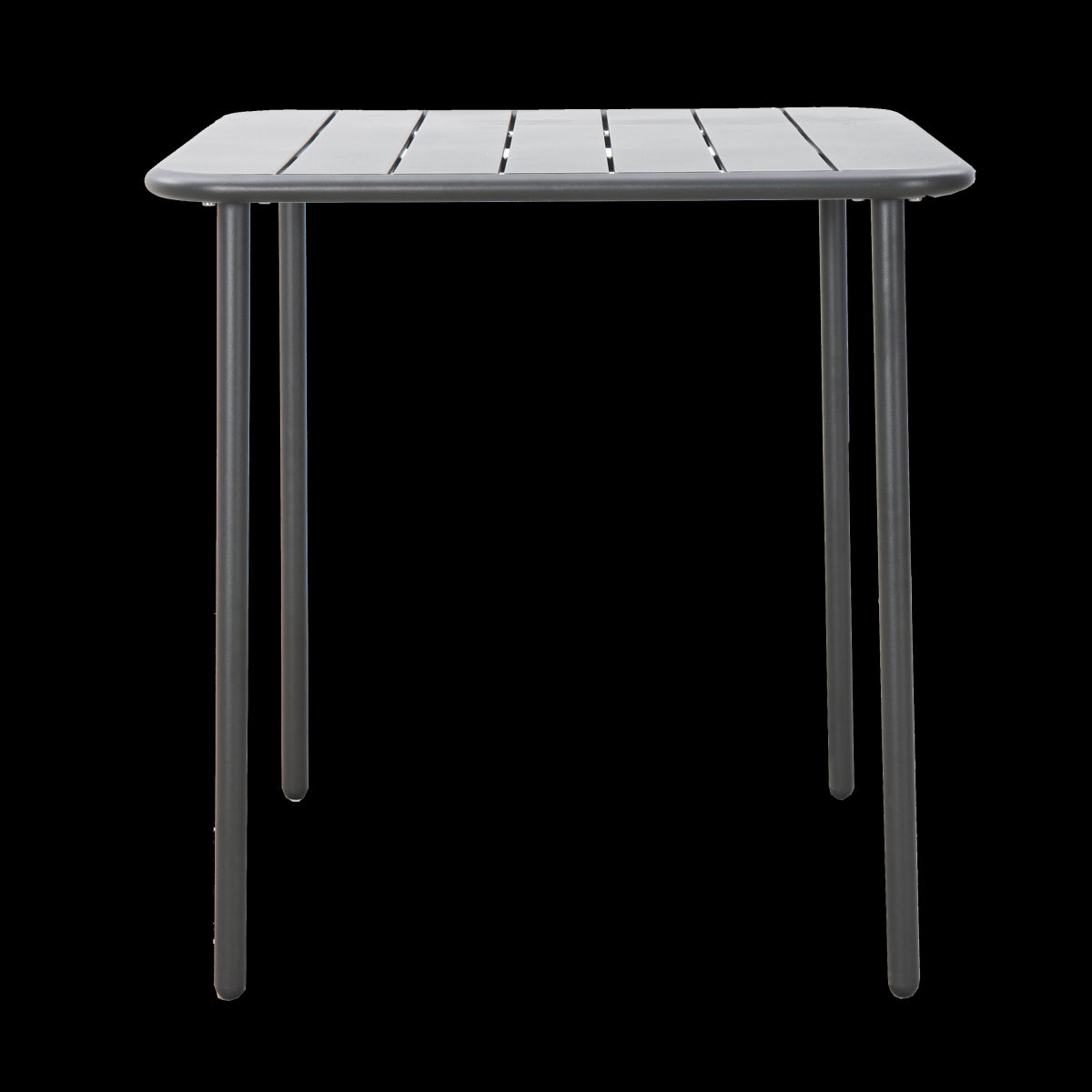 Cafe dining table 70X70 anthracite steel