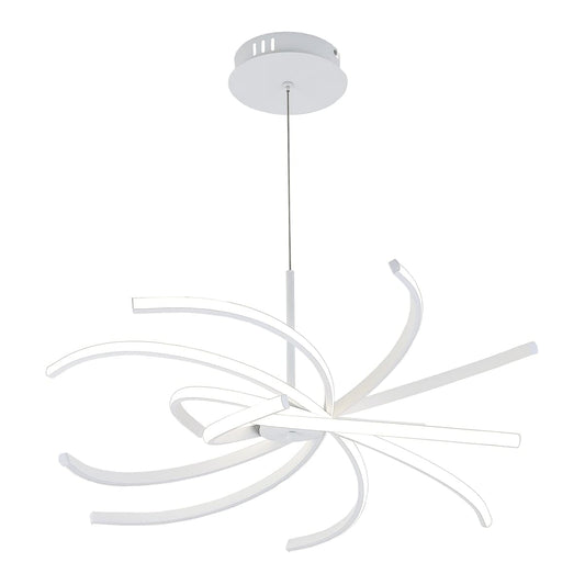 Bricocenter LAMPADARIO ANUK BIANCO D70 CM LED 50W LUCE NATURALE