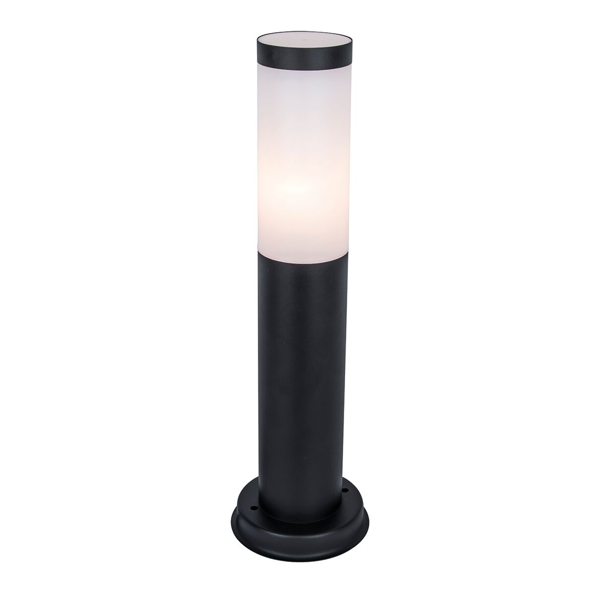 BLACK PLASTIC TRAVIS STREETLIGHT 45CM E27=40W IP44