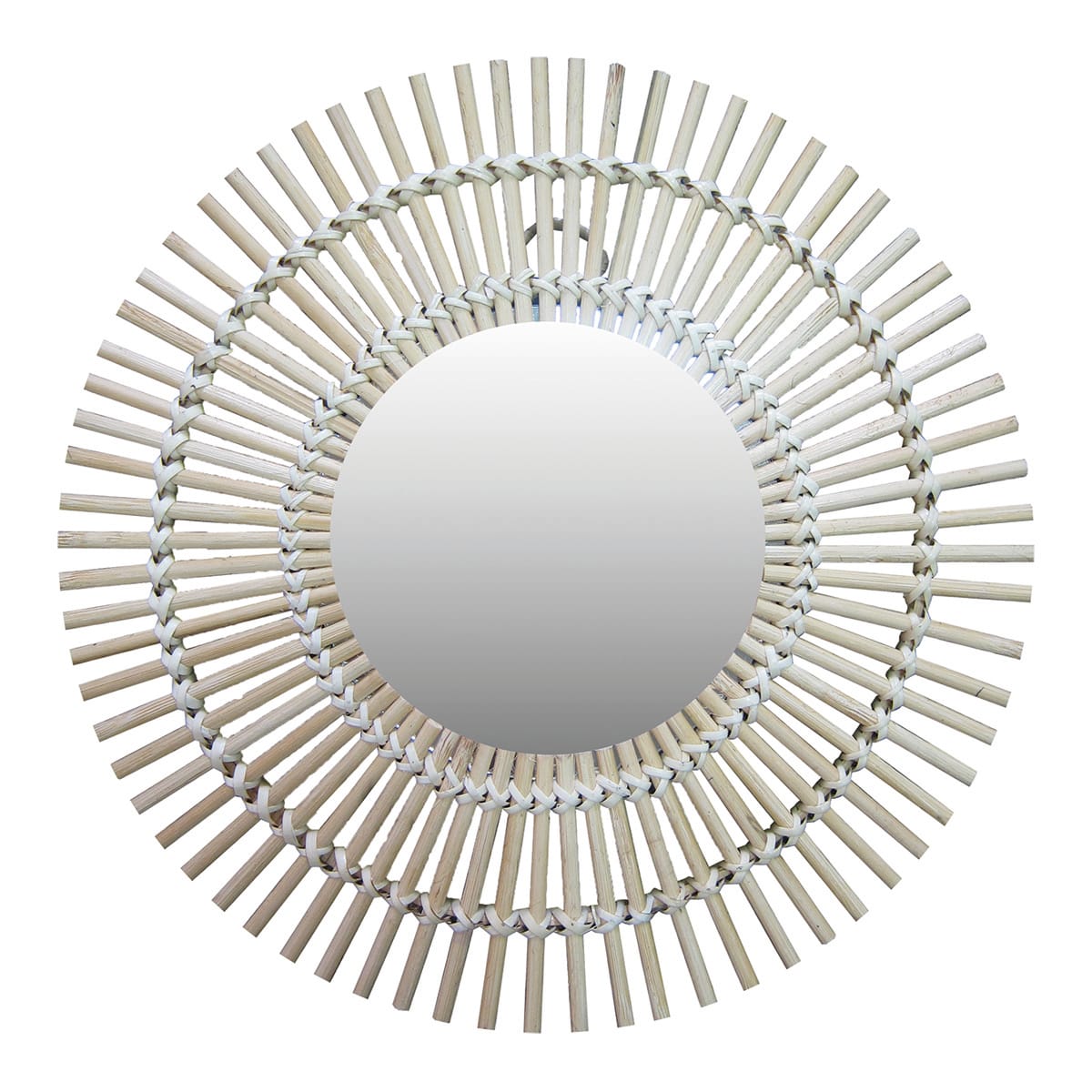 Bricocenter NATURAL BAMBOO MIRROR D 30CM
