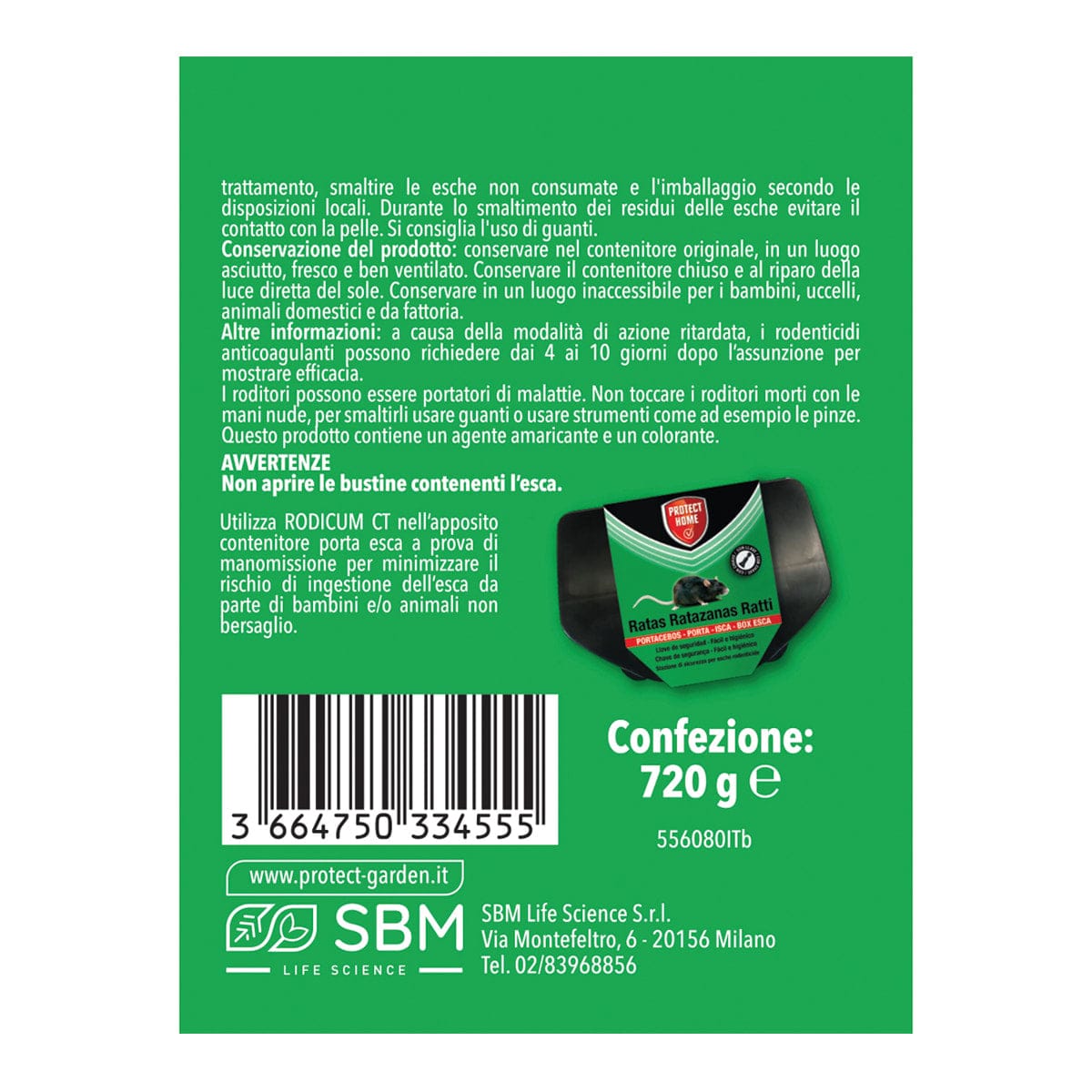 Bricocenter RODICUM RODENTICIDE CT PASTE 720G