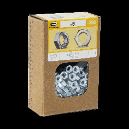 6MM STEEL HEX NUT, 280 PIECES