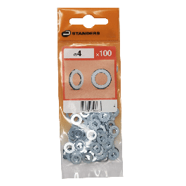 100 ZINC STEEL NARROW FLAT WASHER
