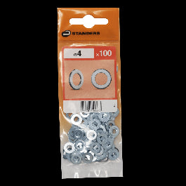 100 ZINC STEEL NARROW FLAT WASHER