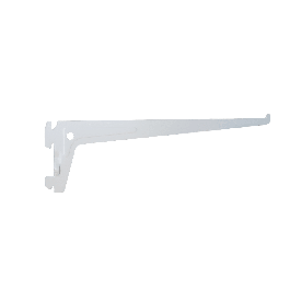 SHELF 2 HOOKS CM 25 WHITE SPACEO