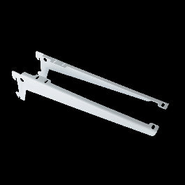 PAIR OF CORNER SHELVES 28 CM WHITE SPACEO