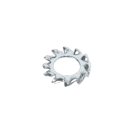 5 MM STEEL TOOTHED WASHER. 12 PEZ