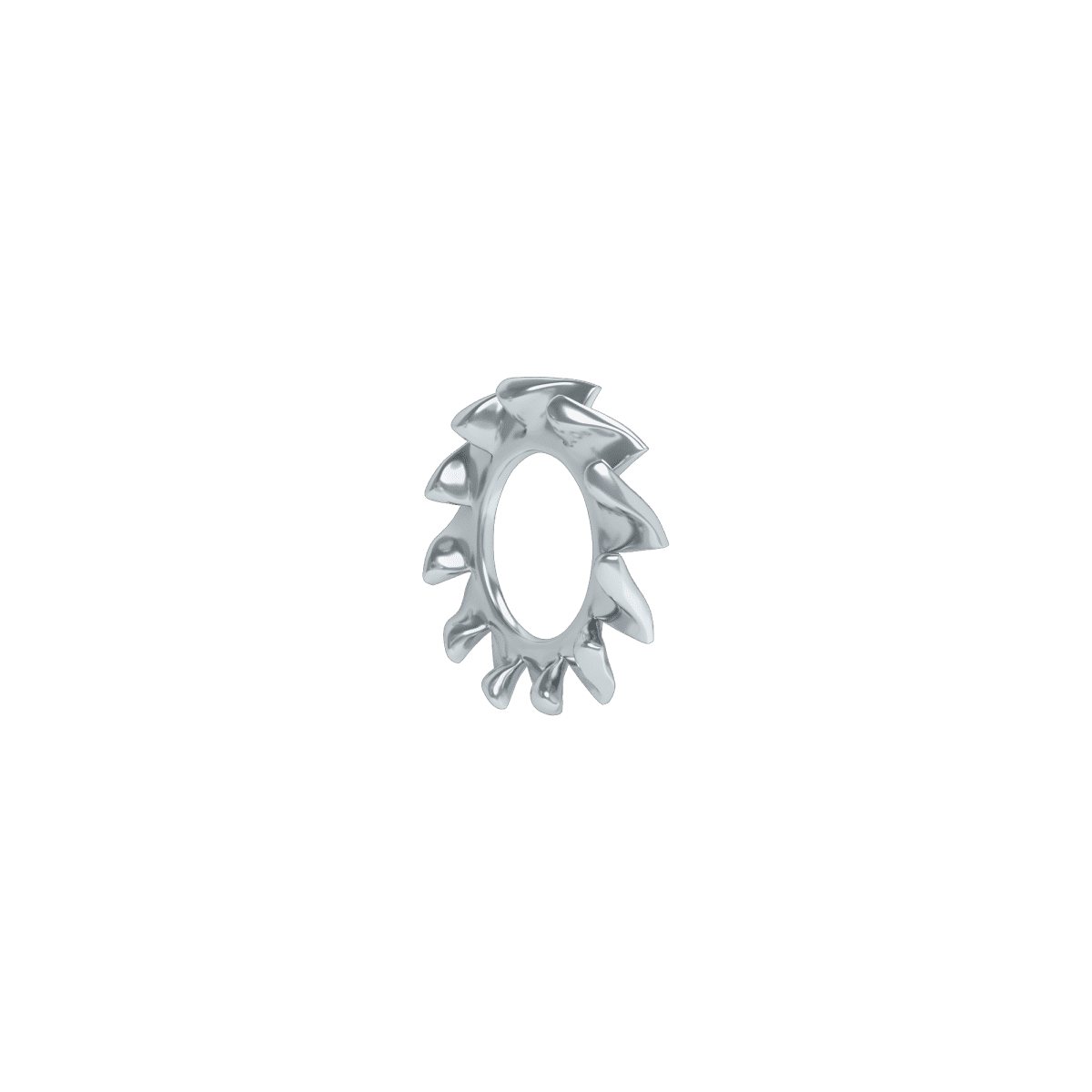 5 MM STEEL TOOTHED WASHER. 12 PEZ