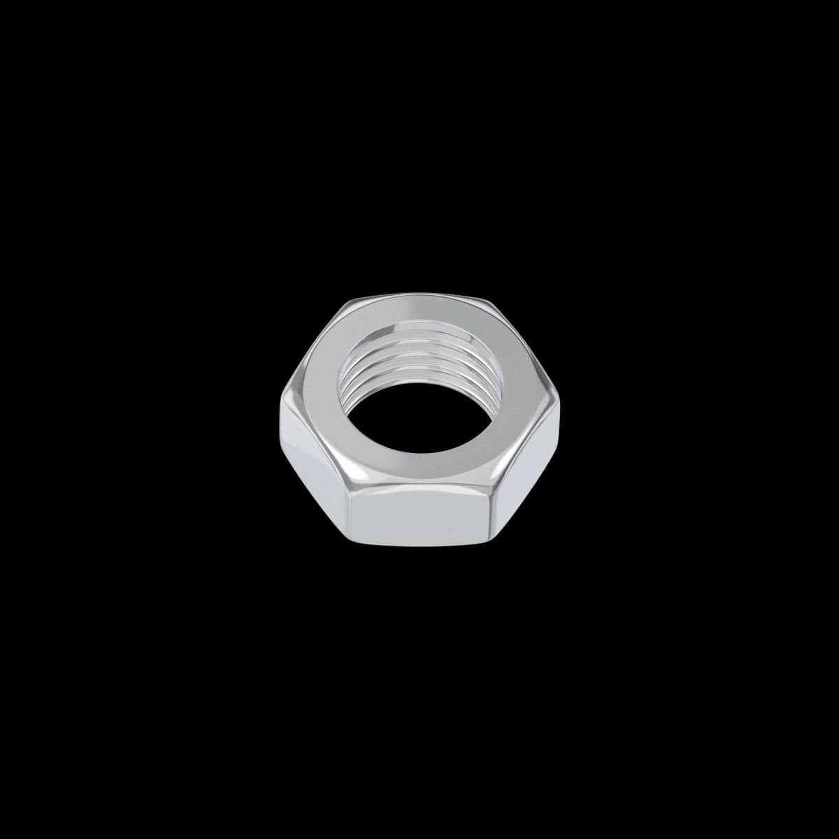 Bricocenter STEEL HEXAGON NUT 8 MM, 140 PIECES