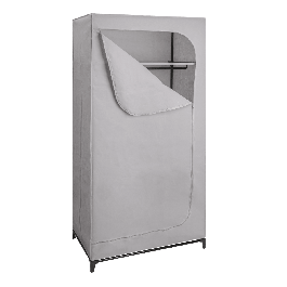 SPACEO FABRIC CUPBOARD METAL AND TNT KIT L75P 45 H160CM ONE SHELF
