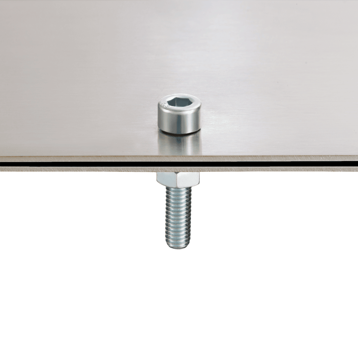 4 SCREWS T.CYLINDRICAL HEX. A.ZINC. 8X60 A