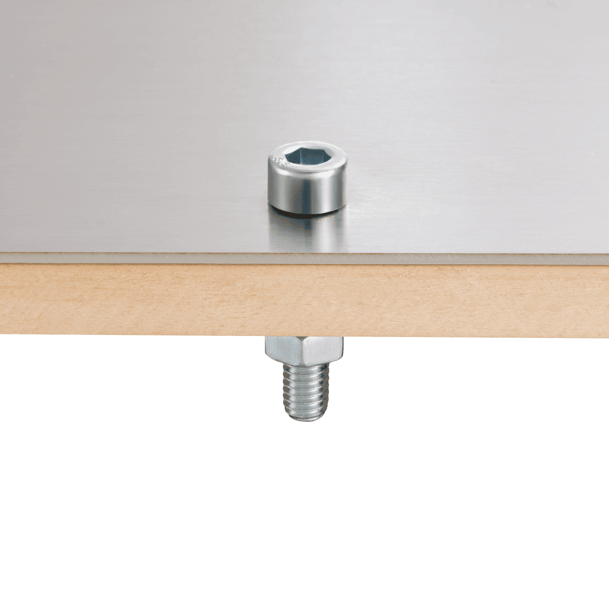 4 SCREWS T.CYLINDRICAL HEX. A.ZINC. 8X60 A