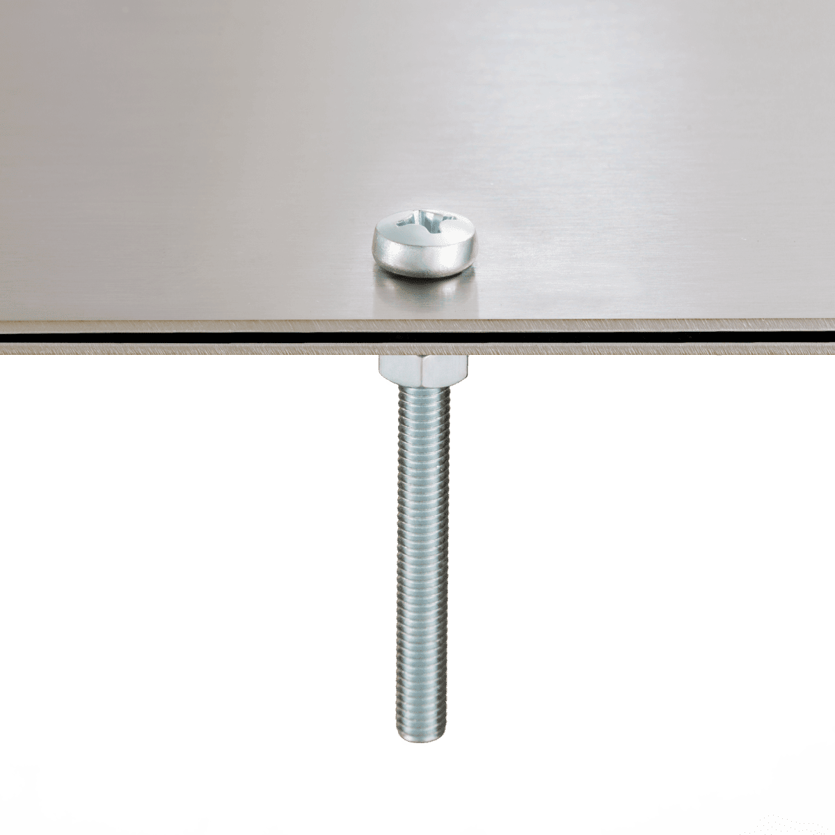 BOLT 2.5 X 8 MM CYLINDRICAL HEAD PH, NUT AND WASHER 30 PIECES
