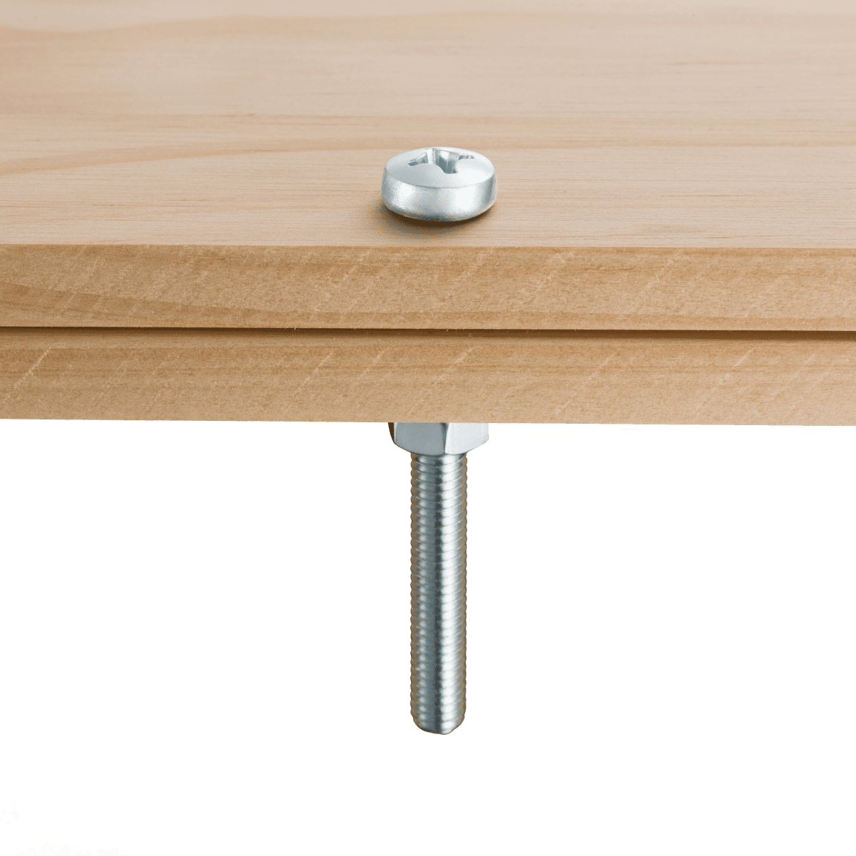 BOLT 2.5 X 8 MM CYLINDRICAL HEAD PH, NUT AND WASHER 30 PIECES