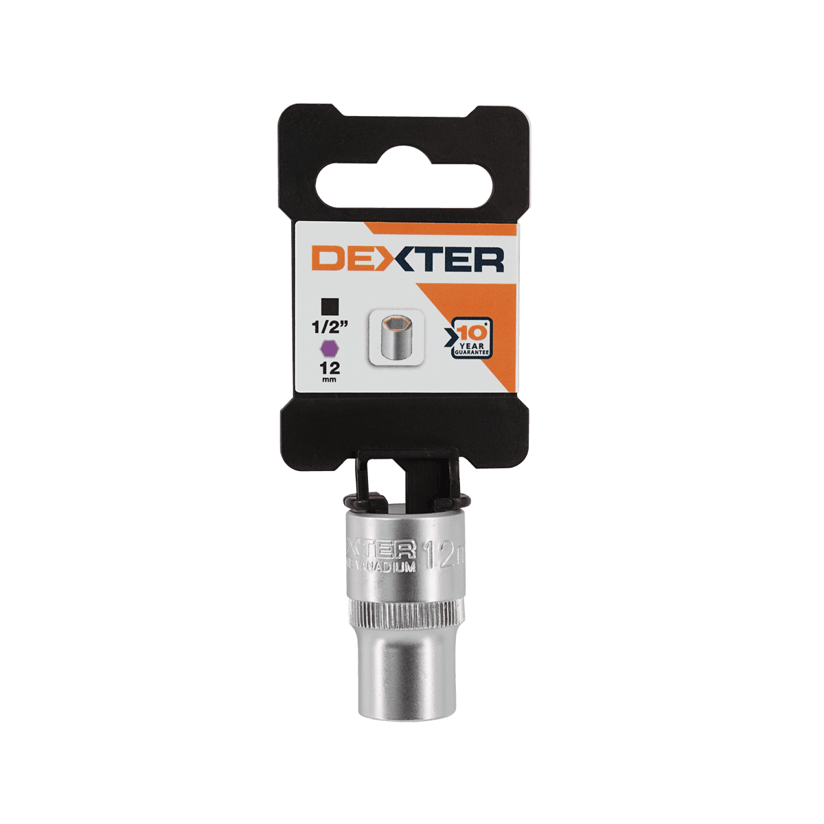 DEXTER BUSH DIAM. 12MM 1/2 INCH CHROME VANADIUM COUPLING
