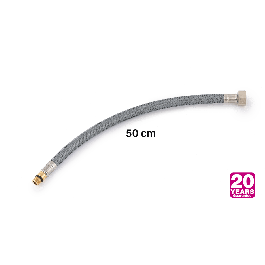 PET POLYMER HOSE DN8 F 3/8 M 10X1-L15.5 L 50 CM X EQUATION TAPS